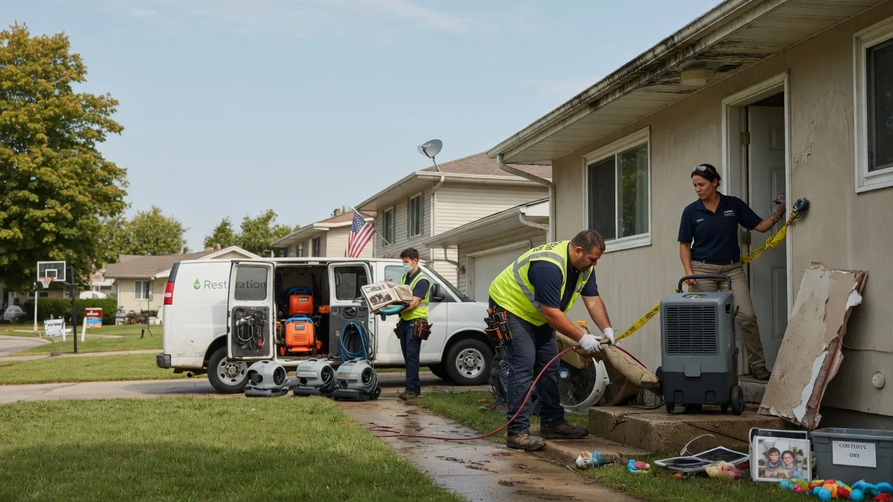 Water Damage Restoration in Cherry, IL near me